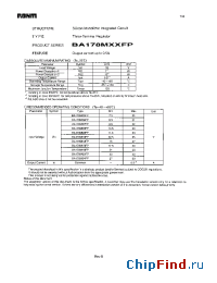 Datasheet BA178M20FP manufacturer Rohm